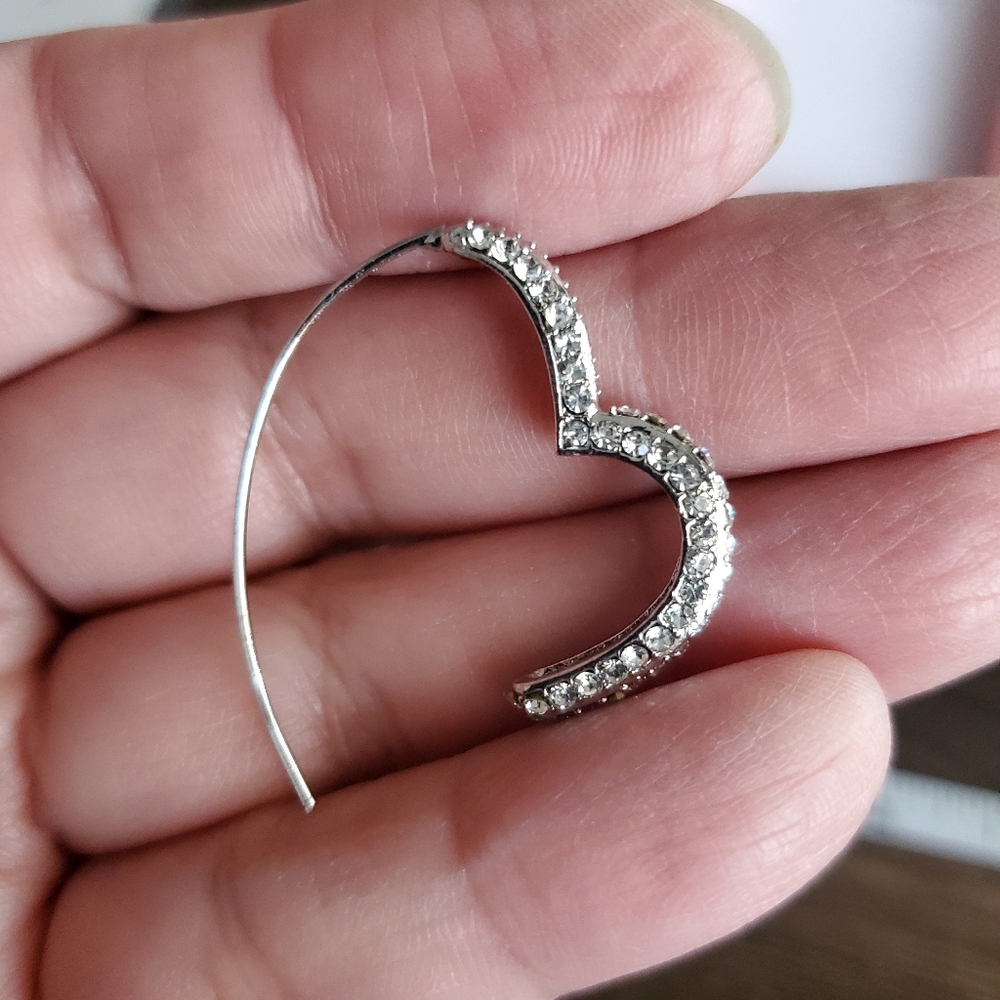 Hanging Heart Earrings